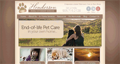 Desktop Screenshot of hendersonmobilevet.com